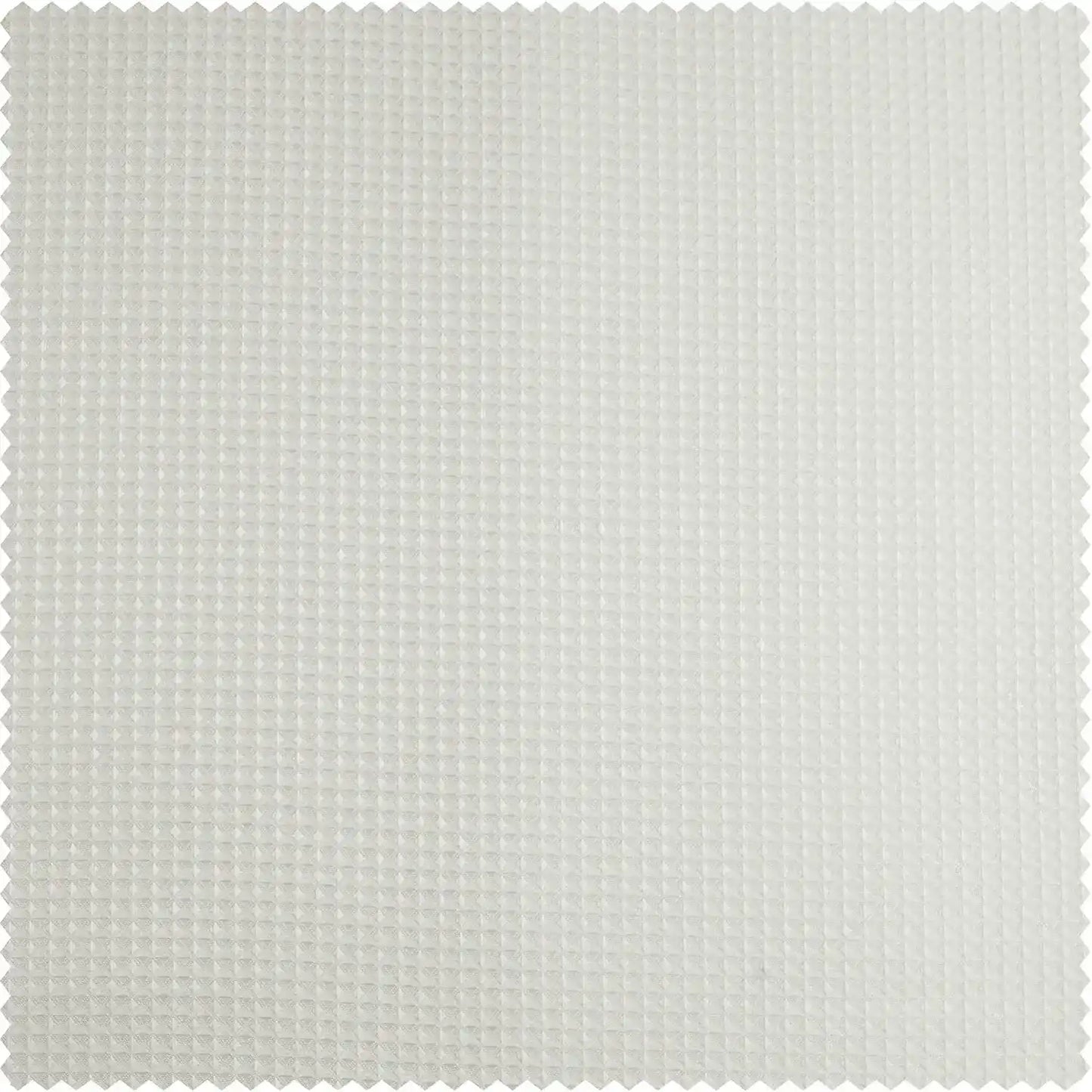 Off-White Modern Waffle & Heavyweight Fabric Shower Swatch