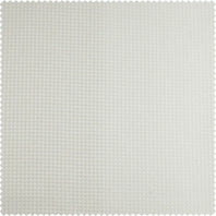Off-White Modern Waffle & Heavyweight Fabric Shower Swatch