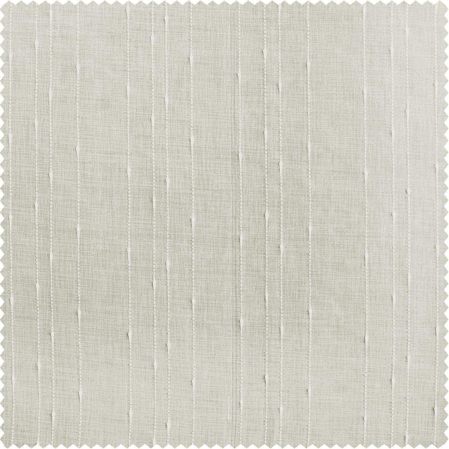 Montpellier Striped Patterned Faux Linen Sheer Swatch - HalfPriceDrapes.com