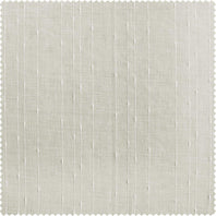 Montpellier Striped Patterned Faux Linen Sheer Swatch - HalfPriceDrapes.com
