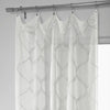 Florentina Silver Embroidered Sheer Curtain - HalfPriceDrapes.com