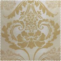 Damascus Tan Printed Polyester Swatch - HalfPriceDrapes.com