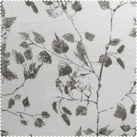 Woodland Grey Printed Polyester Swatch - HalfPriceDrapes.com