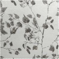 Woodland Grey Printed Polyester Swatch - HalfPriceDrapes.com