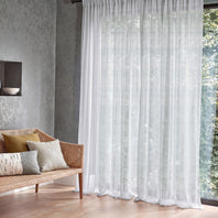 Solid White Voile Sheer Curtain Pair (2 Panels)