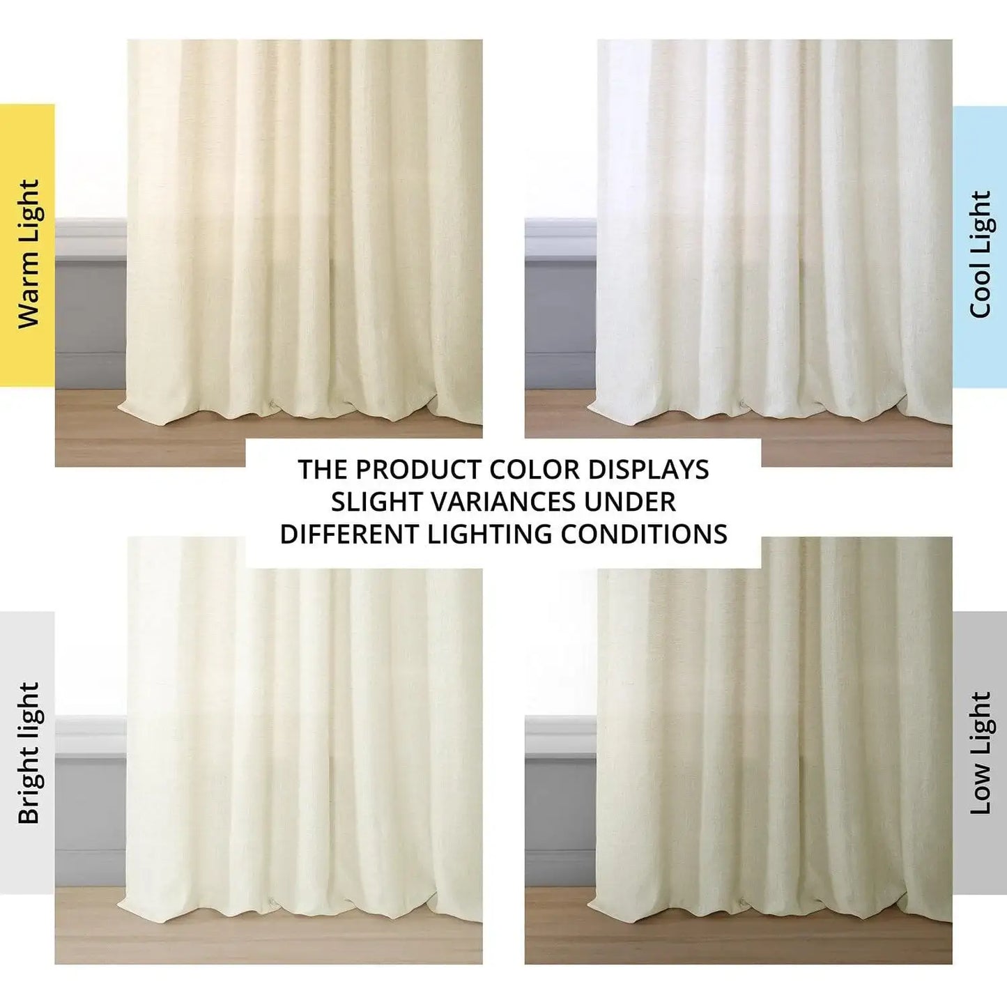 Antique Lace Deluxe French Linen Curtain - HalfPriceDrapes.com