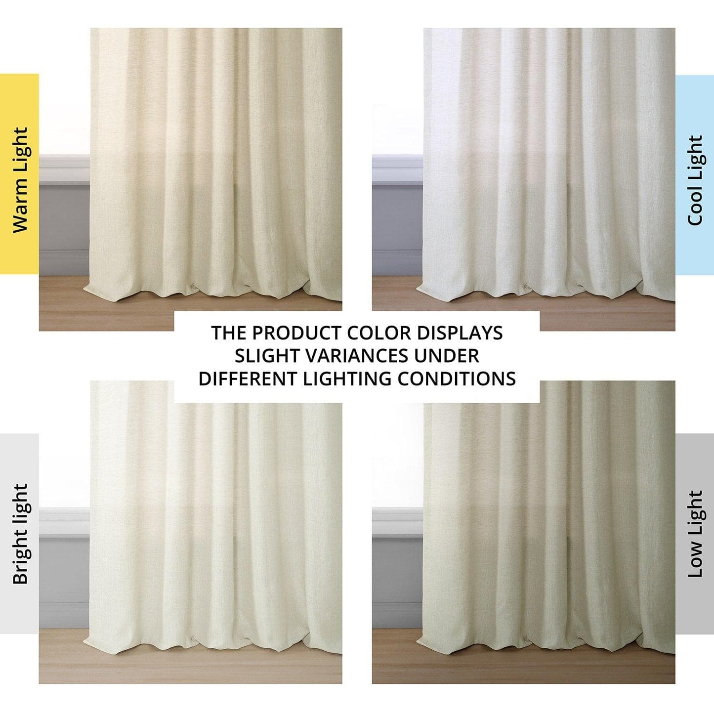 Birch Deluxe French Linen Curtain - HalfPriceDrapes.com