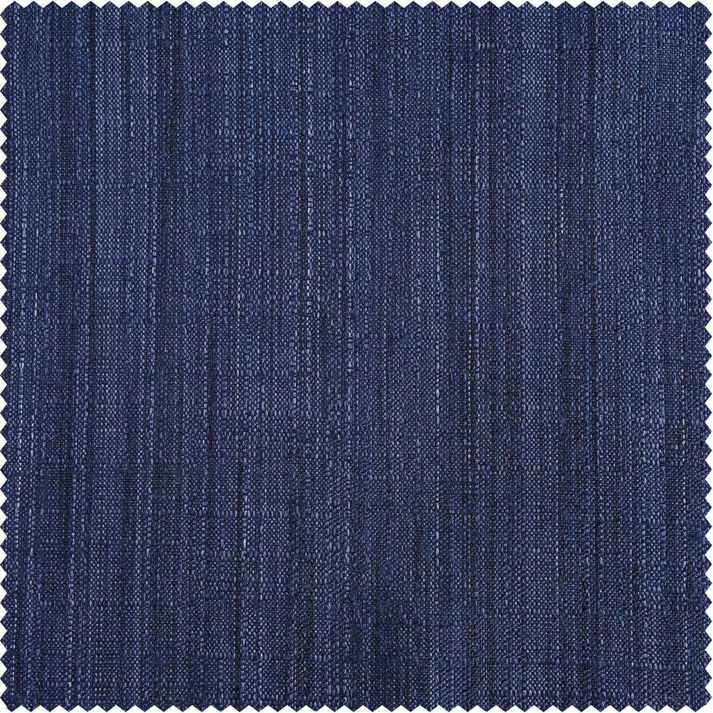 Ink Blue Rustic Linen Weave Swatch