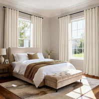 Alabaster Beige Signature Velvet Blackout Curtain