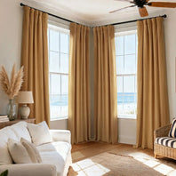 Amber Gold Signature Velvet Blackout Curtain