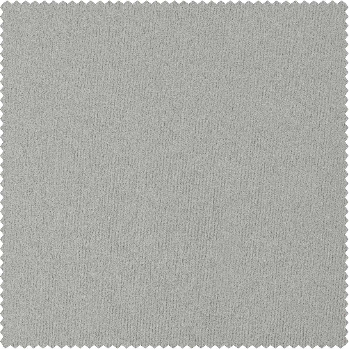 Reflection Grey Signature Velvet Custom Curtain