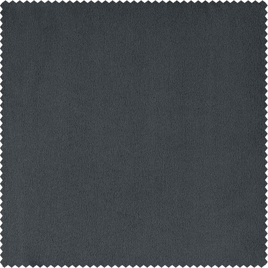 Natural Grey Signature Velvet Custom Curtain - HalfPriceDrapes.com
