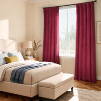 Burgundy Signature Velvet Blackout Curtain