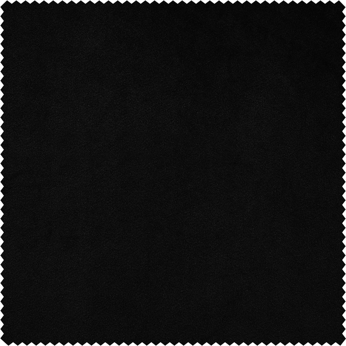 Warm Black Signature Velvet Custom Curtain
