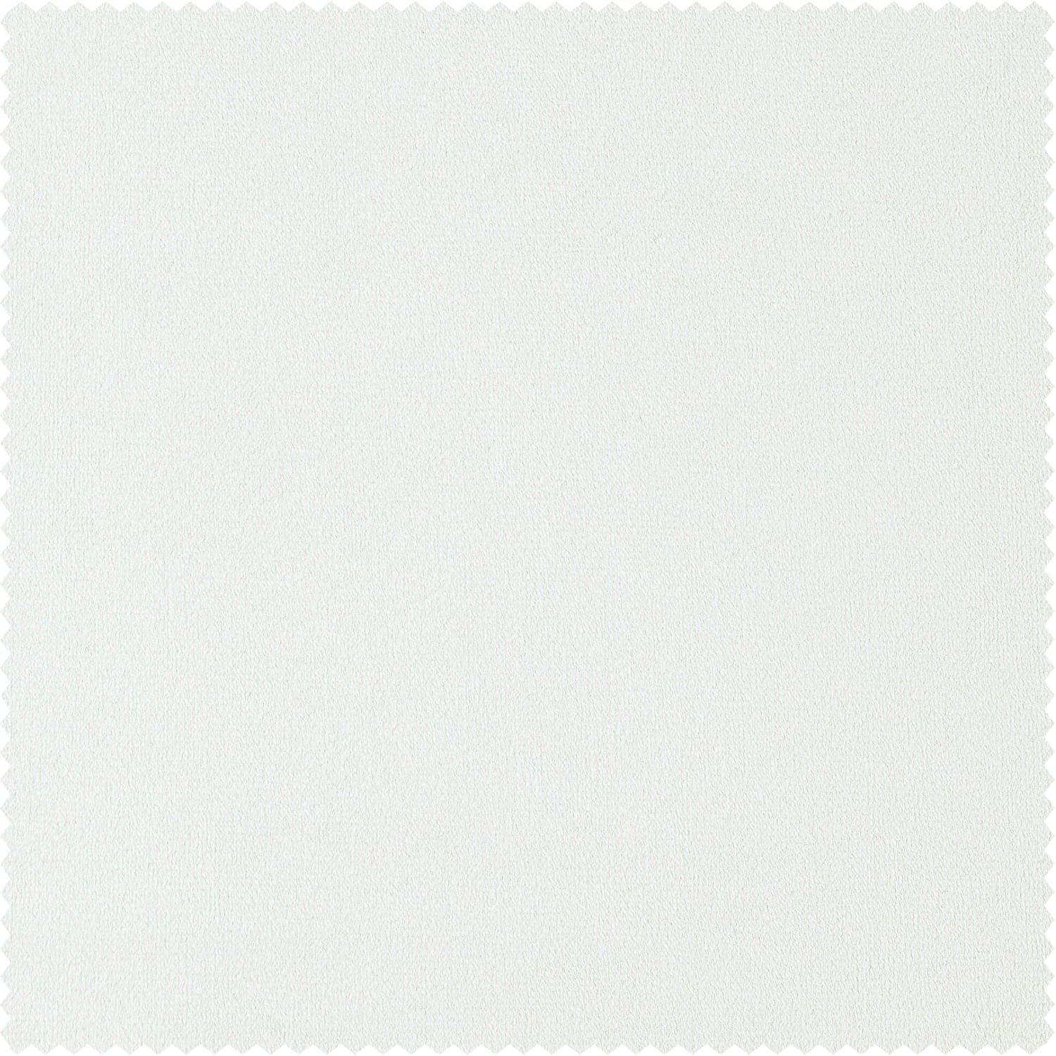 Primary White Signature Velvet Custom Curtain