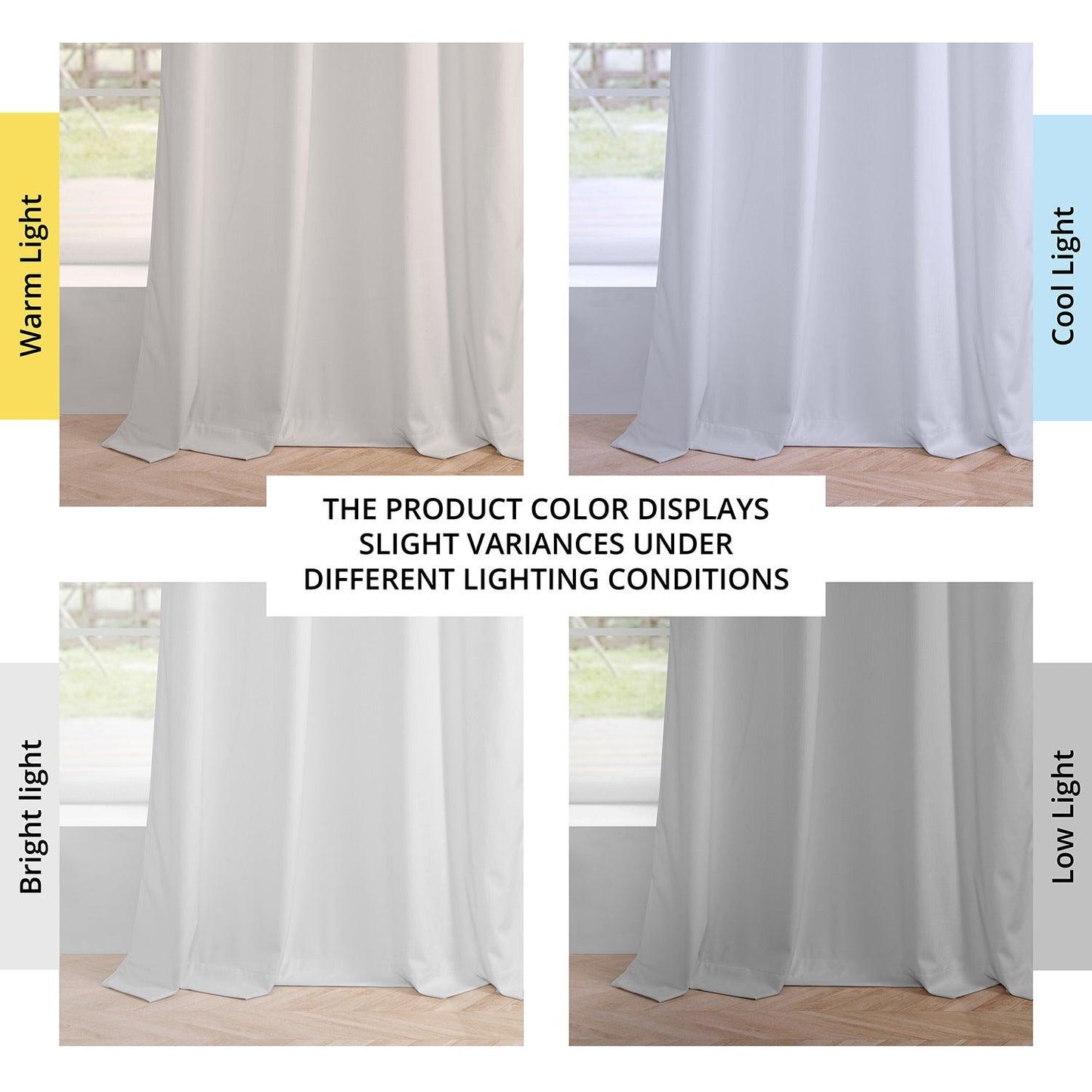 White Grommet Simply Velvet Room Darkening Curtain Pair (2 Panels)