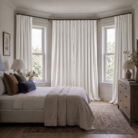 Pillow White Heritage Plush Velvet Room Darkening Curtain