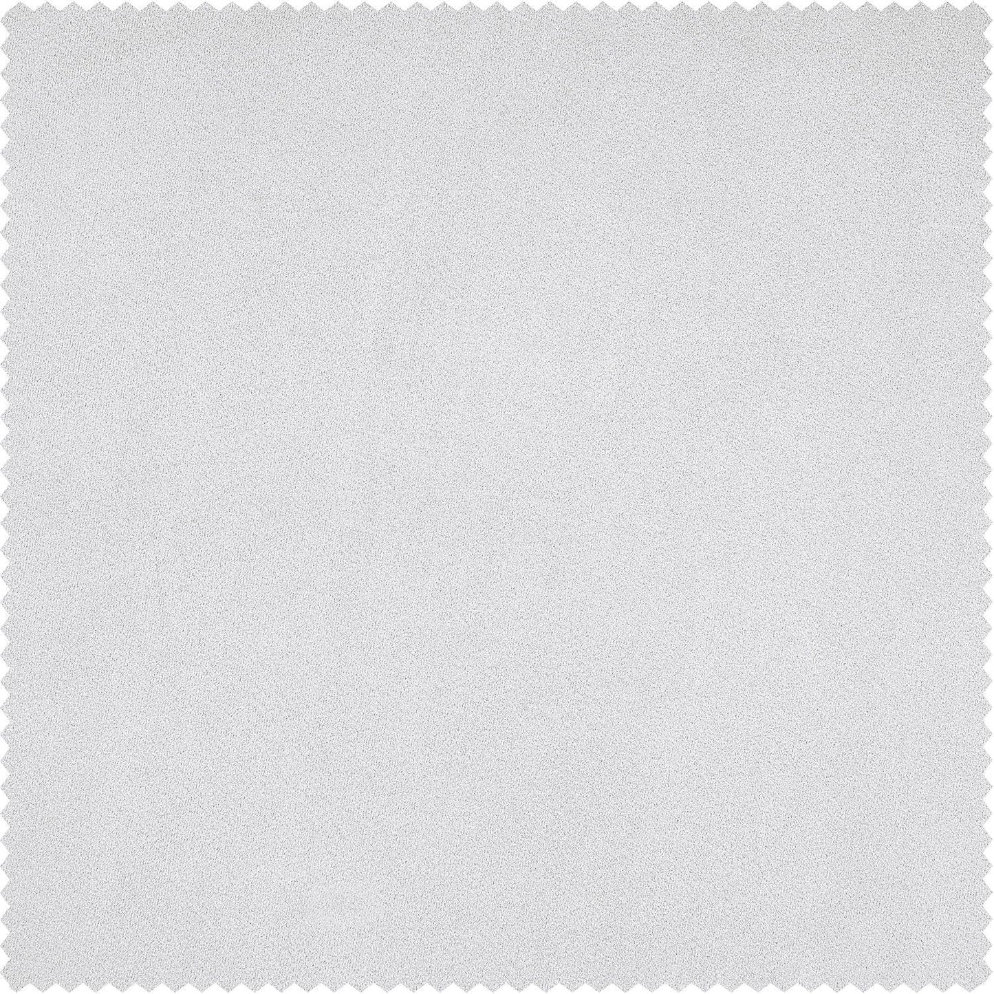 Pillow White Heritage Plush Velvet Swatch - HalfPriceDrapes.com