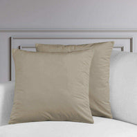 Light Beige Heritage Plush Velvet Cushion Covers - Pair - HalfPriceDrapes.com