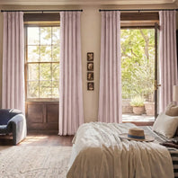 Ballet Pink Heritage Plush Velvet Room Darkening Curtain
