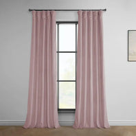 Ballet Pink Heritage Plush Velvet Curtain - HalfPriceDrapes.com