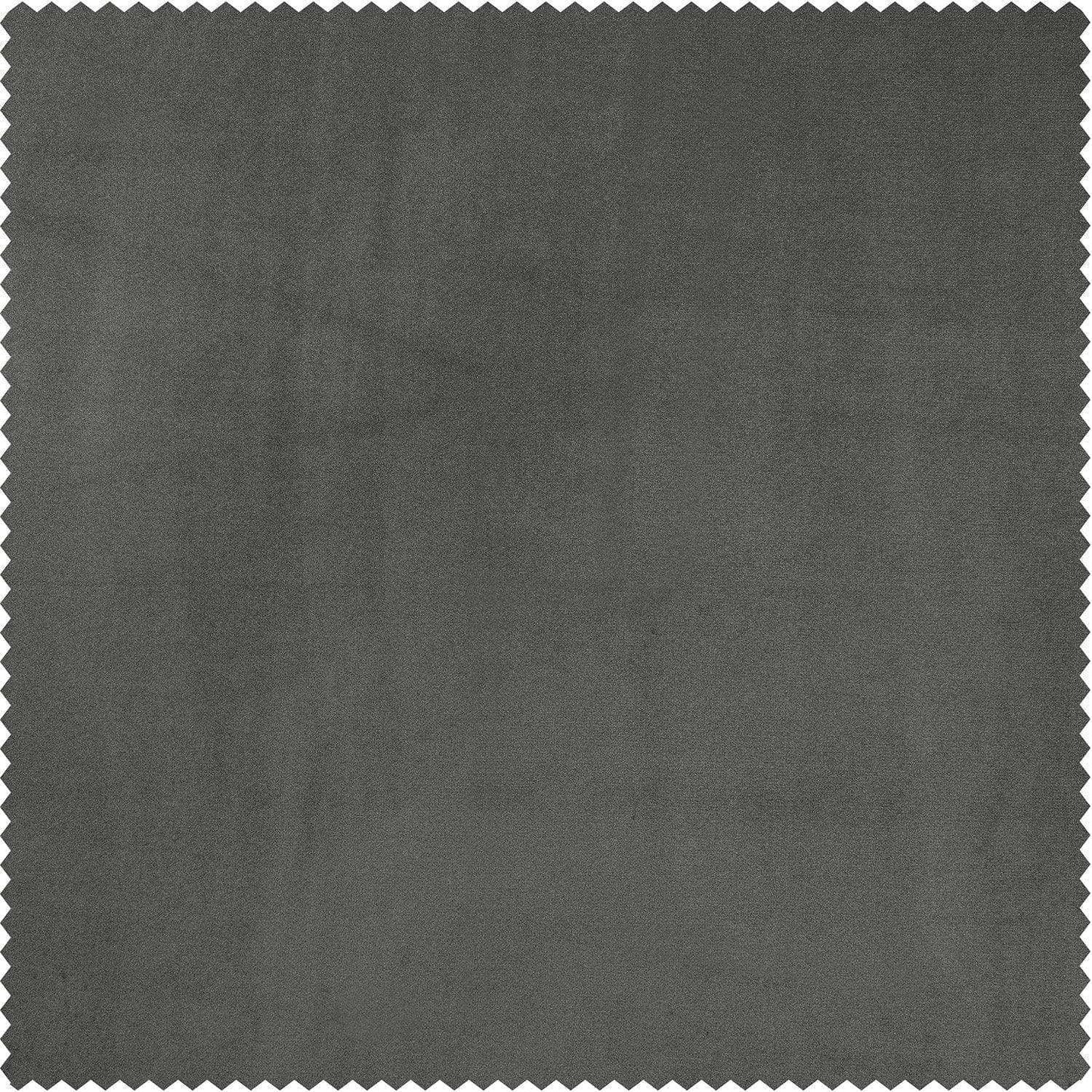 Destiny Grey Heritage Plush Velvet Swatch - HalfPriceDrapes.com