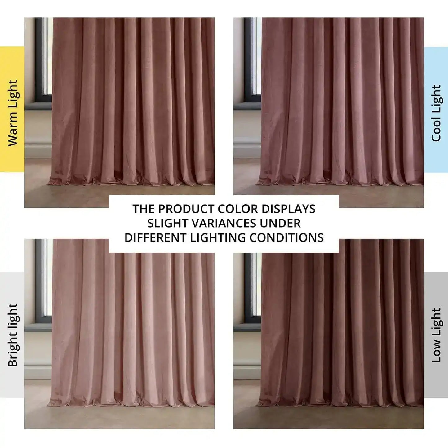 Wild Rose Extra Wide Heritage Plush Velvet Curtain - HalfPriceDrapes.com