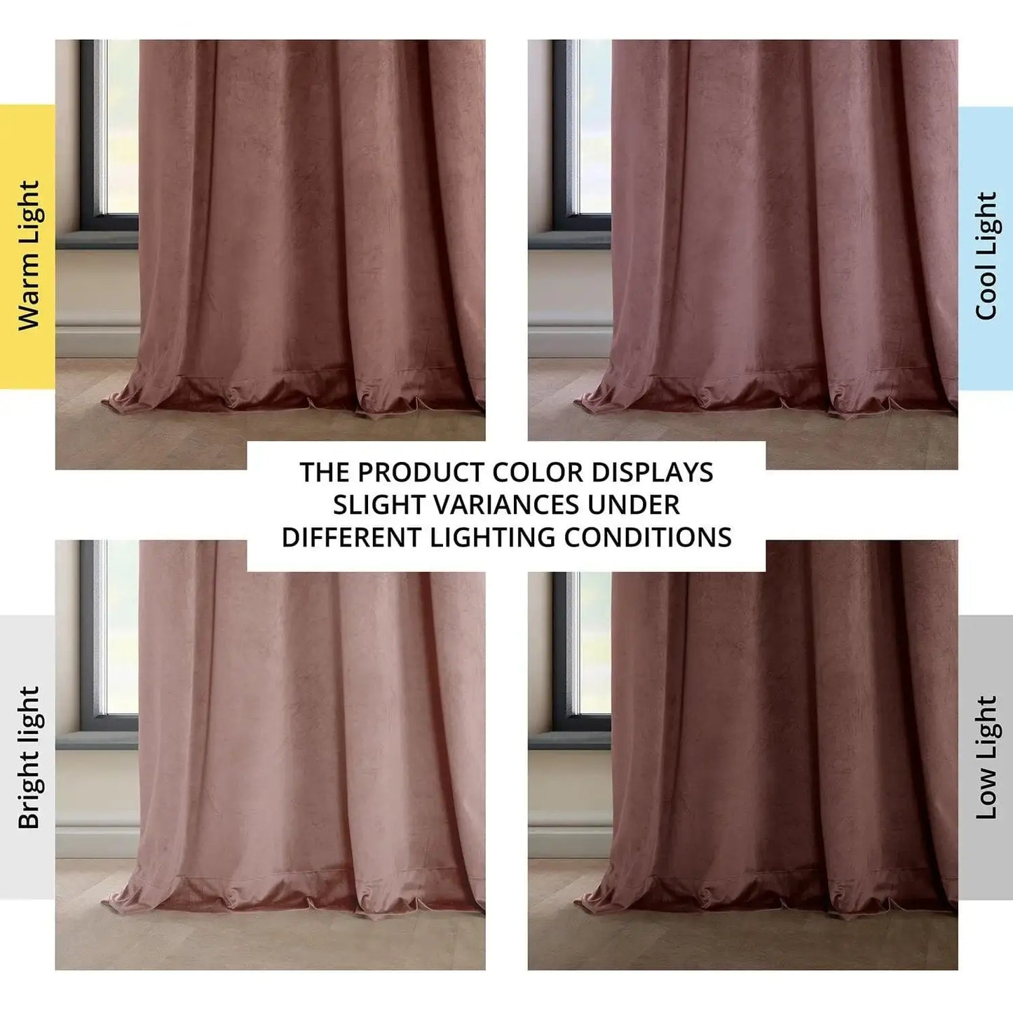 Wild Rose Grommet Heritage Plush Velvet Curtain - HalfPriceDrapes.com