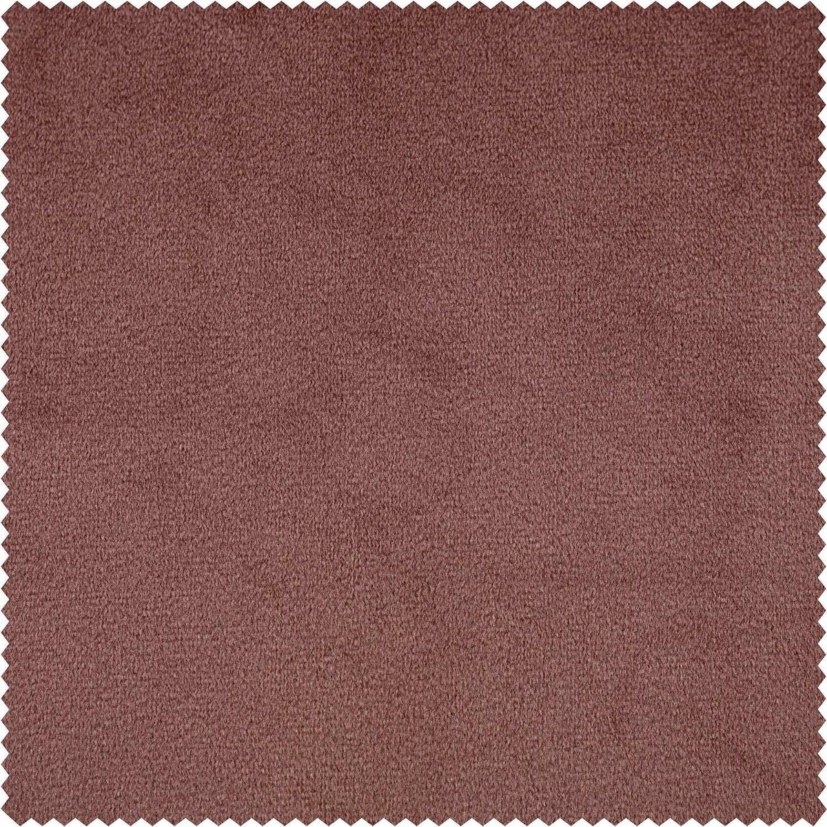 Wild Rose Heritage Plush Velvet Custom Curtain