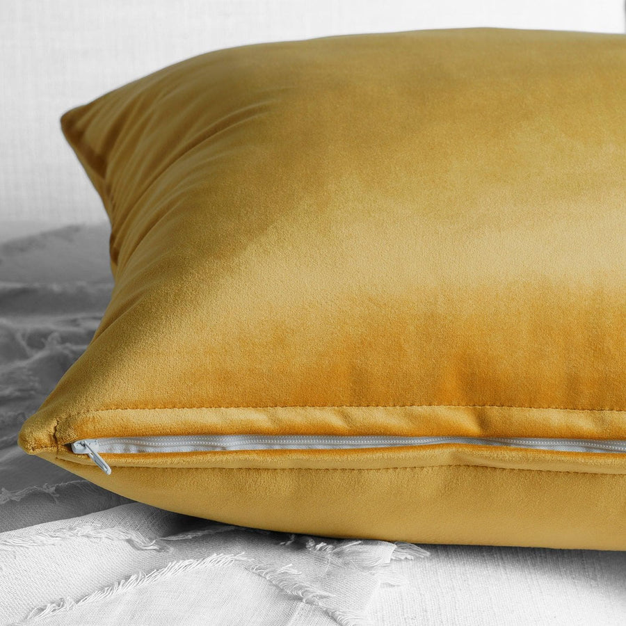 Aztec Gold Heritage Plush Velvet Cushion Covers - Pair - HalfPriceDrapes.com