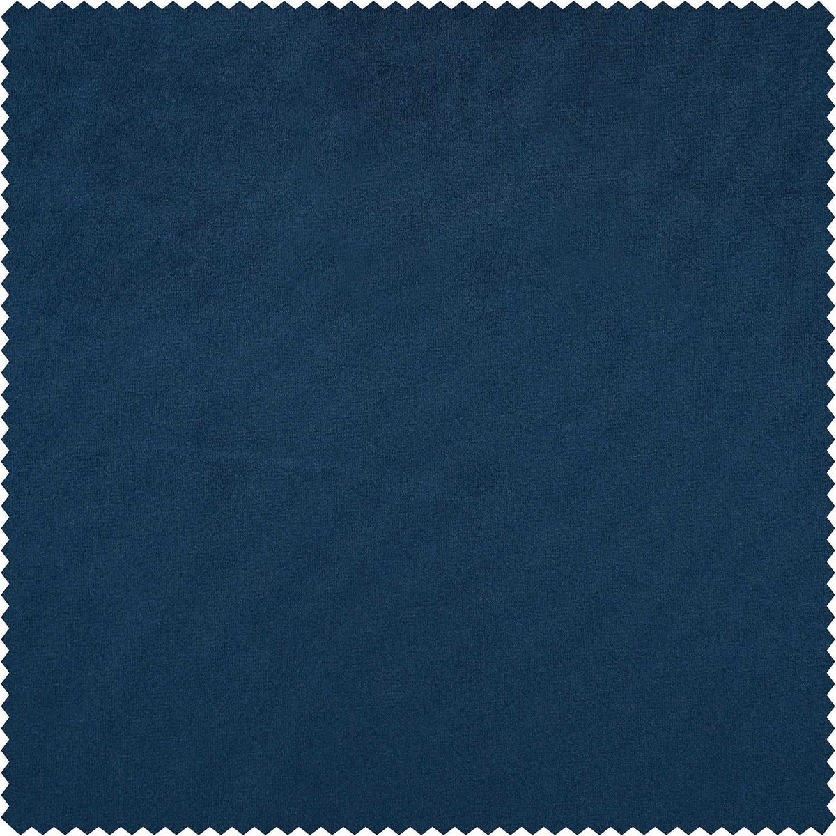 Eternal Blue Heritage Plush Velvet Custom Curtain