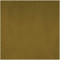 Peat Green Heritage Plush Velvet Swatch - HalfPriceDrapes.com