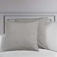 City Grey Heritage Plush Velvet Cushion Covers - Pair - HalfPriceDrapes.com