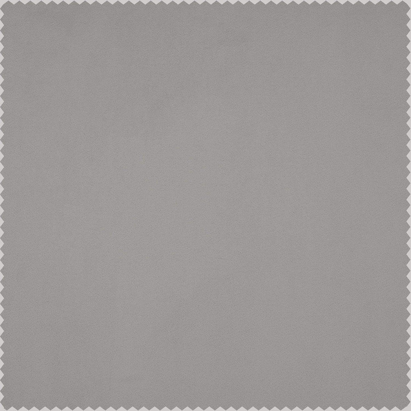 City Grey Heritage Plush Velvet Swatch - HalfPriceDrapes.com