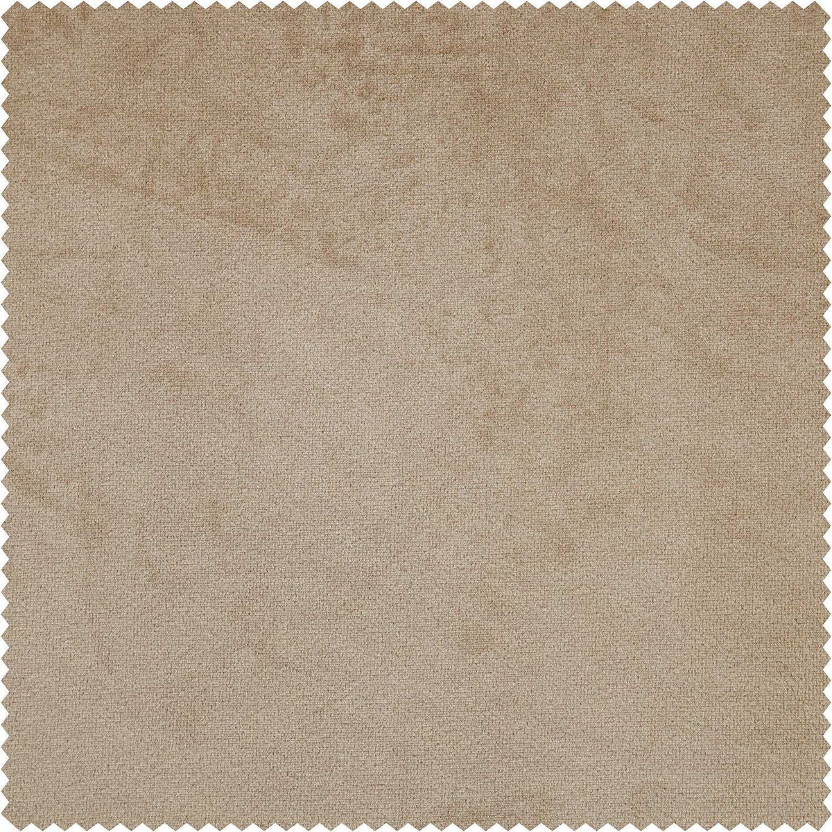 Museum Taupe Heritage Plush Velvet Custom Curtain