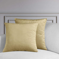 Western Tan Heritage Plush Velvet Cushion Covers - Pair - HalfPriceDrapes.com