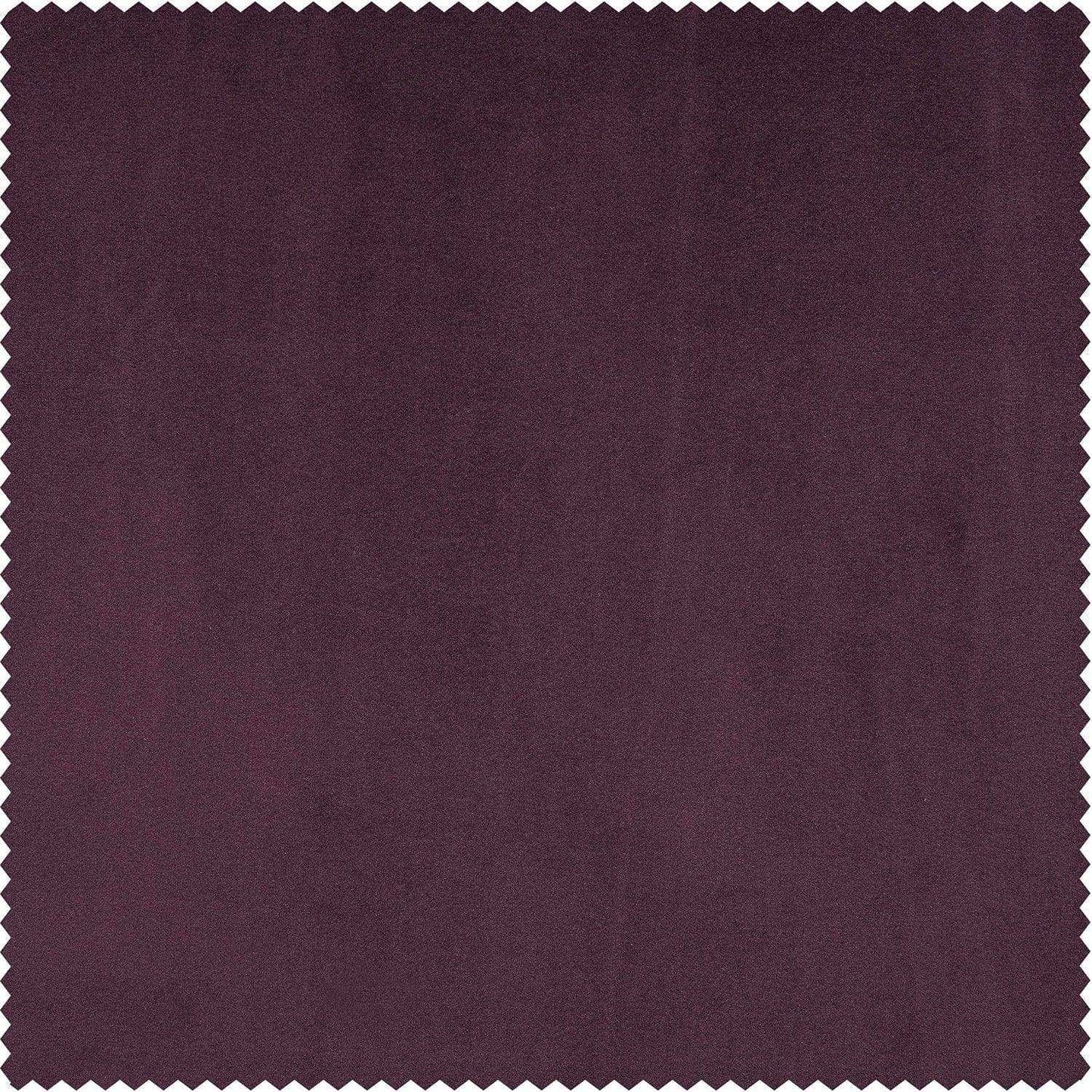 Winter Plum Heritage Plush Velvet Custom Curtain - HalfPriceDrapes.com