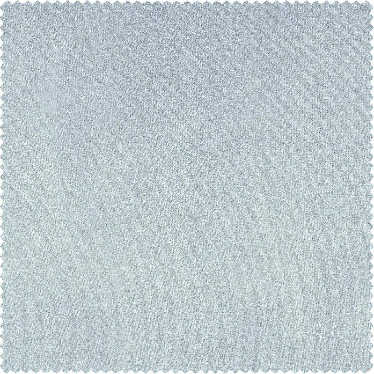 Aquarius Blue Heritage Plush Velvet Swatch - HalfPriceDrapes.com