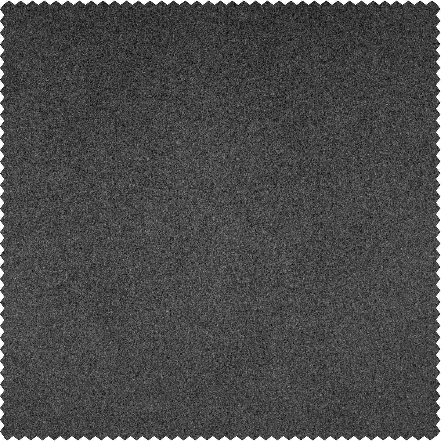 Pepper Grey Heritage Plush Velvet Swatch - HalfPriceDrapes.com