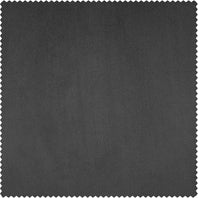 Pepper Grey Heritage Plush Velvet Swatch - HalfPriceDrapes.com