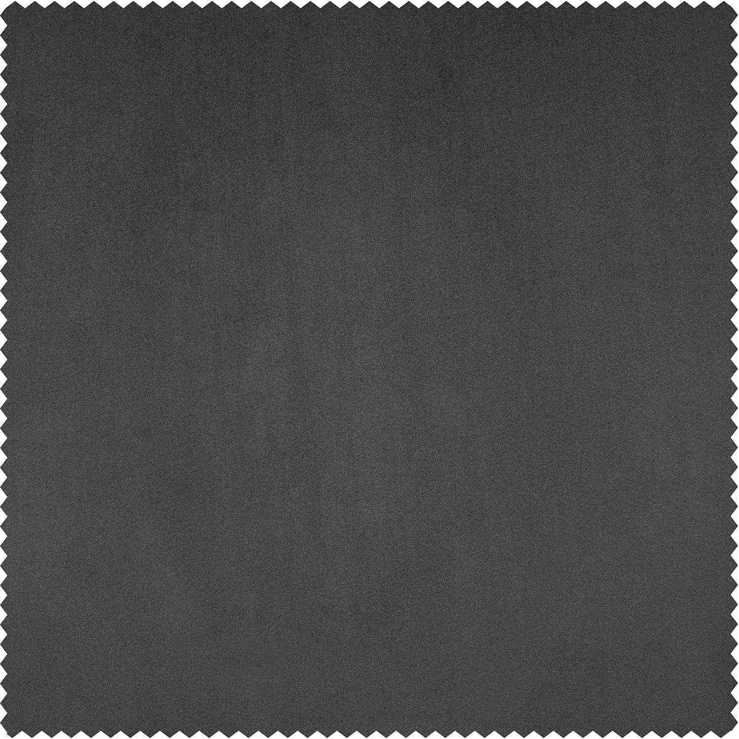 Pepper Grey Heritage Plush Velvet Swatch - HalfPriceDrapes.com