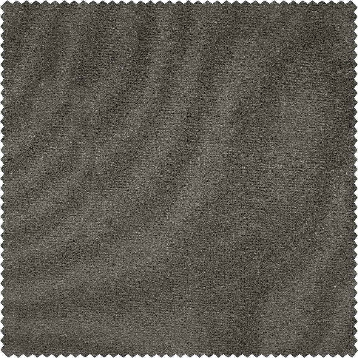 Pepper Grey Heritage Plush Velvet Swatch