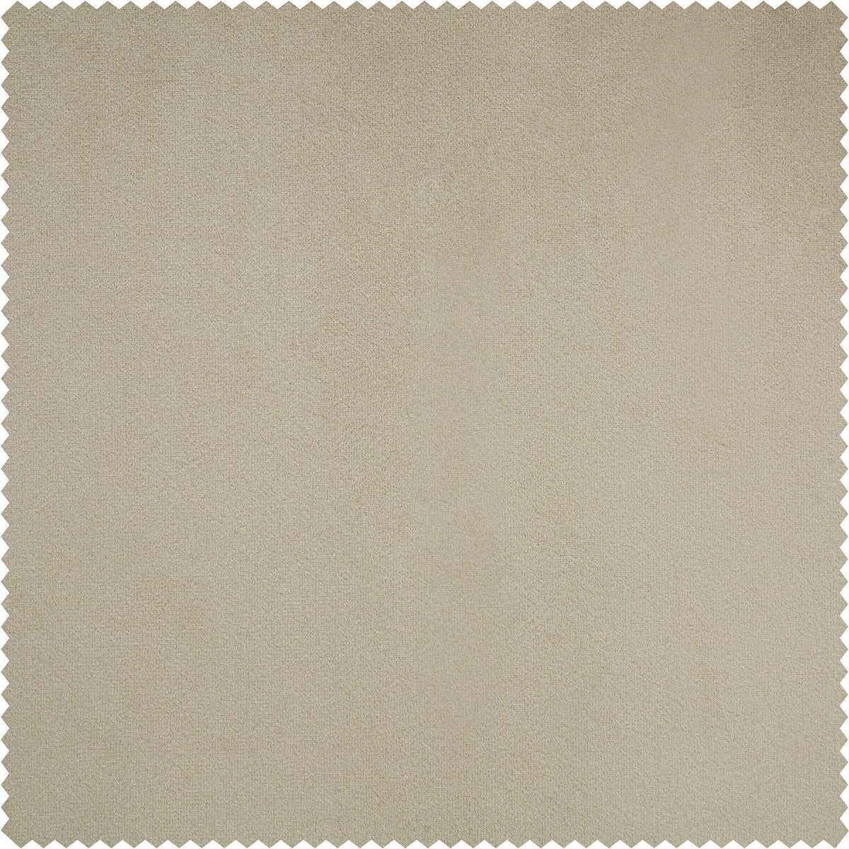 Macchiato Beige Heritage Plush Velvet Custom Curtain