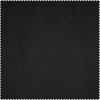 Black Heritage Plush Velvet Swatch - HalfPriceDrapes.com