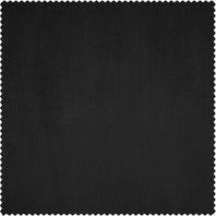Black Heritage Plush Velvet Swatch - HalfPriceDrapes.com