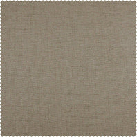 Warm Taupe Thermal Cross Linen Weave Swatch - HalfPriceDrapes.com