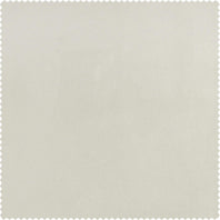 Misty White Signature Plush Velvet Swatch - HalfPriceDrapes.com