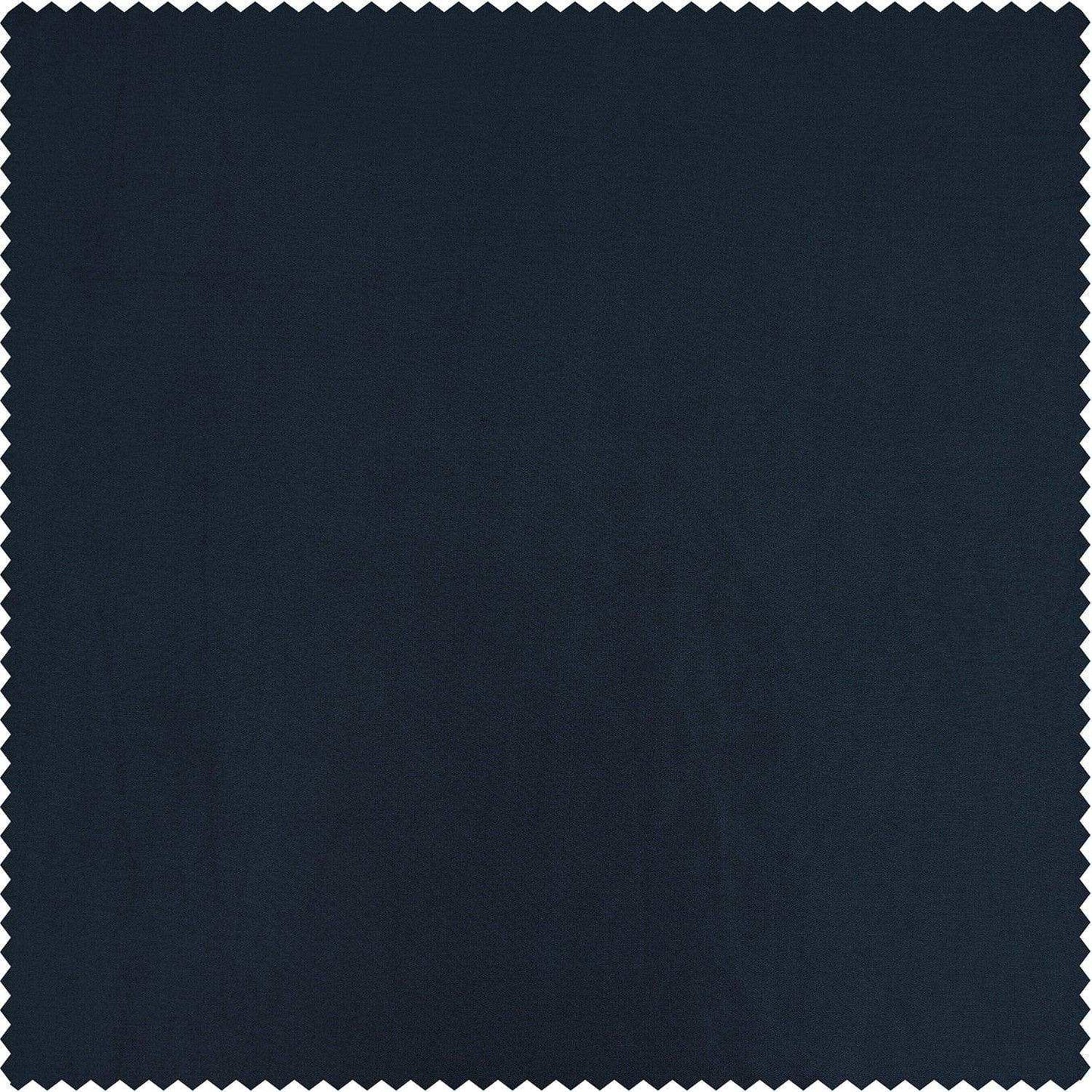 Navy Blue Solid Faux Silk Taffeta Swatch - HalfPriceDrapes.com