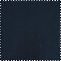 Navy Blue Solid Faux Silk Taffeta Swatch - HalfPriceDrapes.com