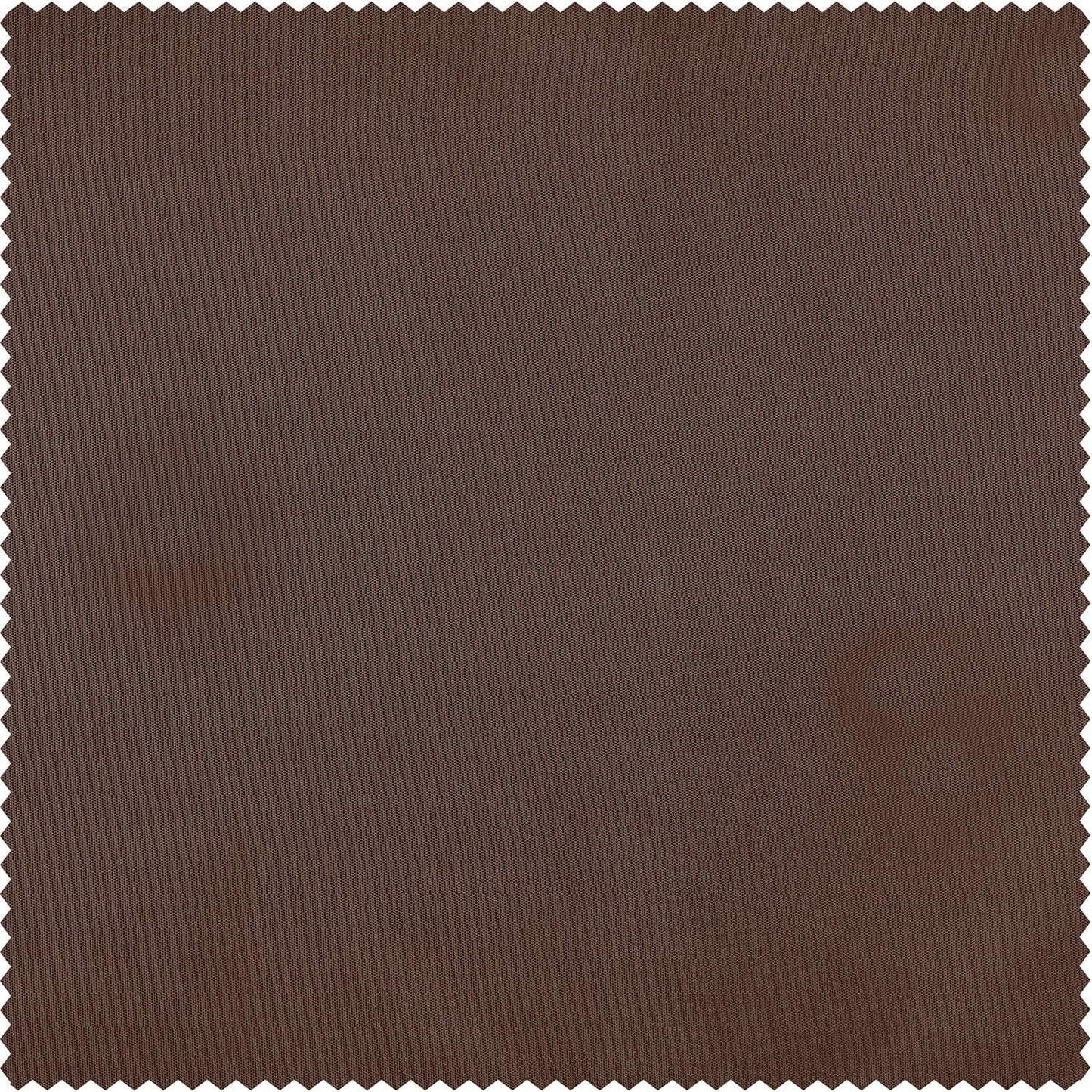 Copper Brown Solid Faux Silk Taffeta Swatch - HalfPriceDrapes.com